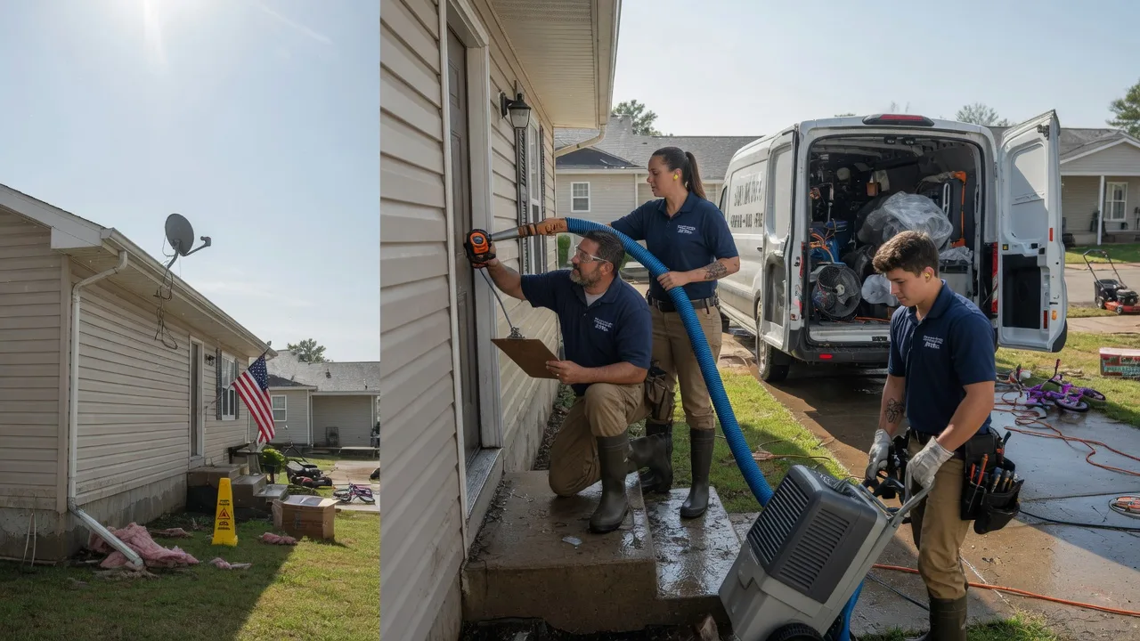 Ceiling Water Damage Restoration in Elizabethtown, IL near me